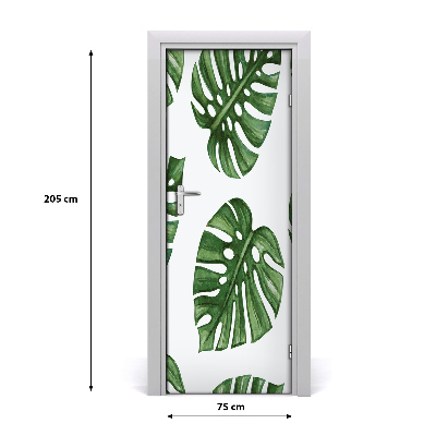 Dörrklistermärke Monstera