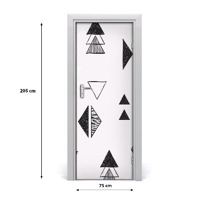 Dörrtapet Trianglar bakgrund