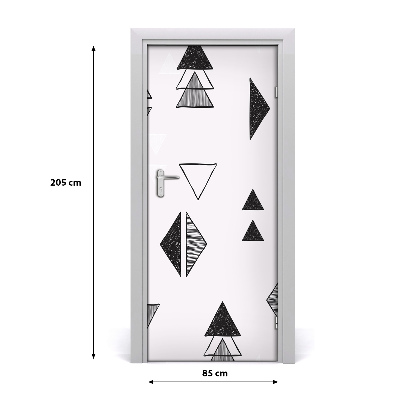 Dörrtapet Trianglar bakgrund