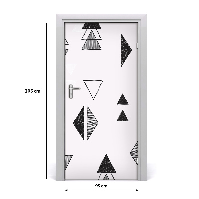 Dörrtapet Trianglar bakgrund