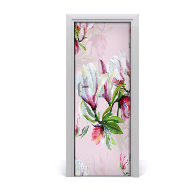 Fototapet dörr Magnolia
