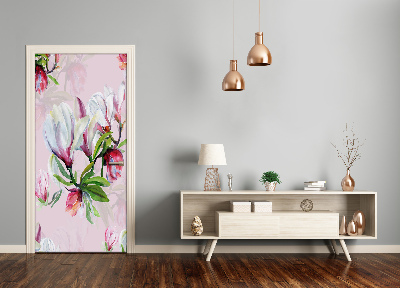 Fototapet dörr Magnolia
