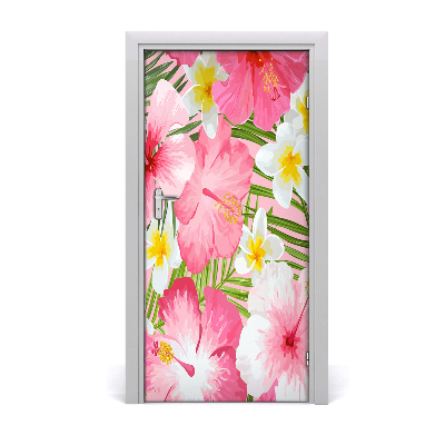 Dörrklistermärke Tropiska blommor