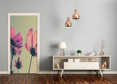 Dörrklistermärke Rosa blommor