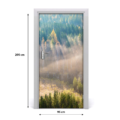Dörrtapet Dimma över skogen