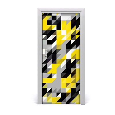 Dörrklistermärke Geometrisk bakgrund