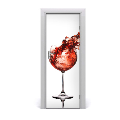 Dörrtapet Ett glas vin