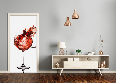 Dörrtapet Ett glas vin