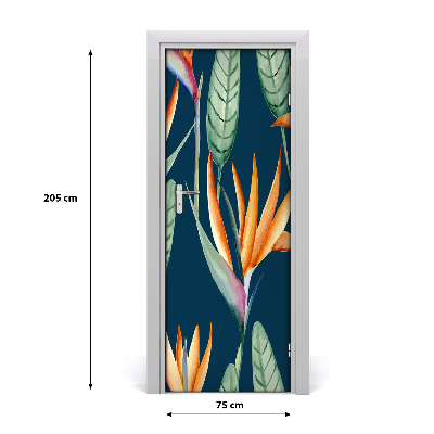 Dörrklistermärke Strelitzia kunglig