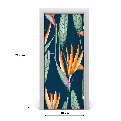 Dörrklistermärke Strelitzia kunglig