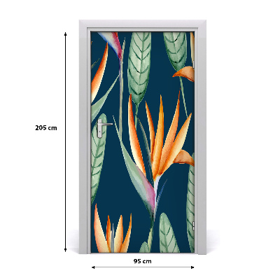 Dörrklistermärke Strelitzia kunglig