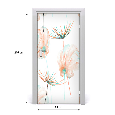 Dörrklistermärke Fältblommor