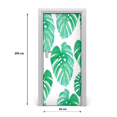 Dörrklistermärke Monstera