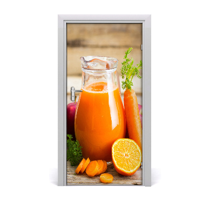 Självhäftande dörrklistermärke Fruktjuice