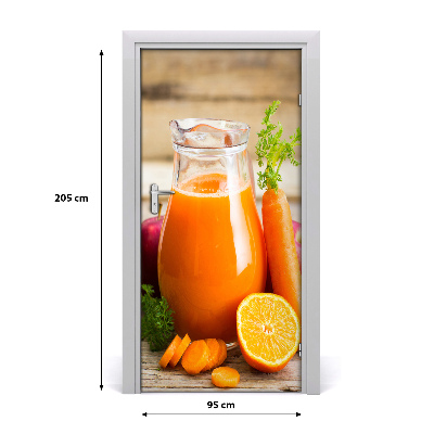 Självhäftande dörrklistermärke Fruktjuice