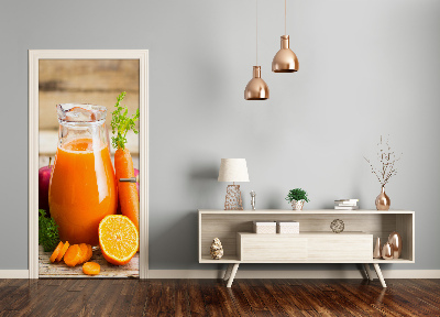 Självhäftande dörrklistermärke Fruktjuice