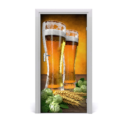 Dörrklistermärke Två glas öl