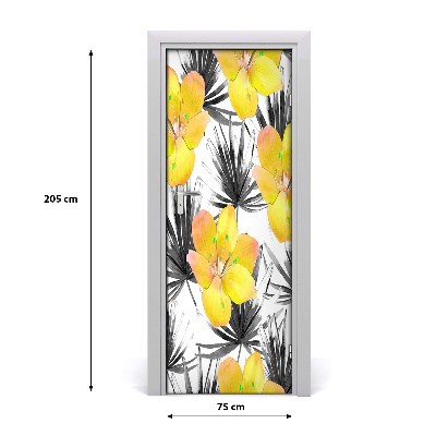 Dörrtapet Tropiska blommor