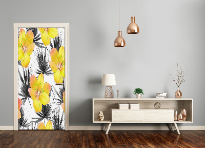 Dörrtapet Tropiska blommor