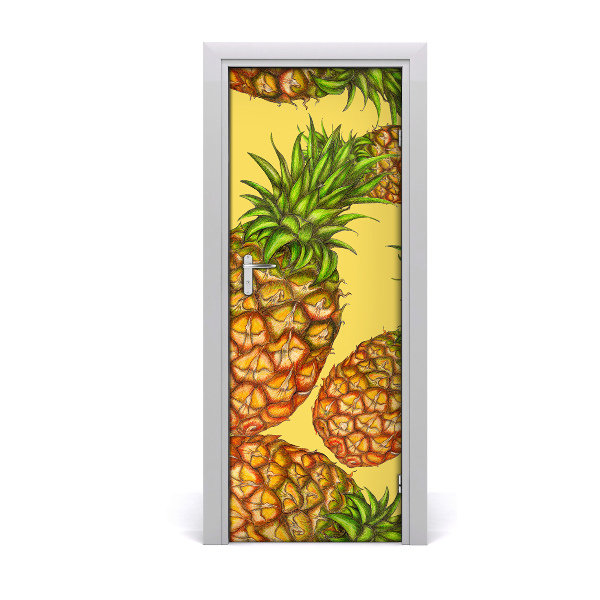 Dörrklistermärke Ananas