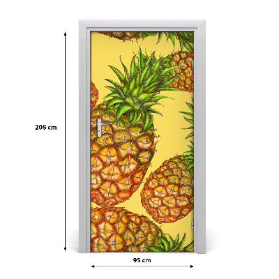 Dörrklistermärke Ananas