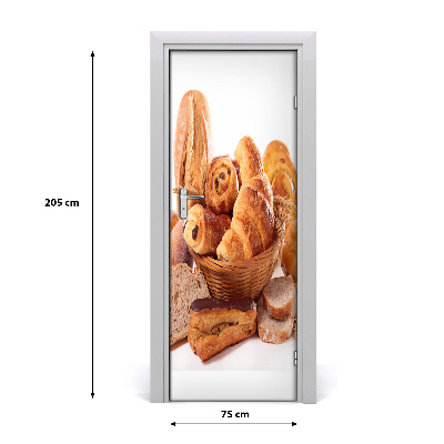 Dörrklistermärke Bröd i en korg
