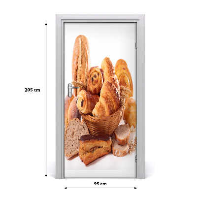 Dörrklistermärke Bröd i en korg