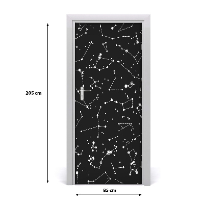 Fototapet dörr Konstellation