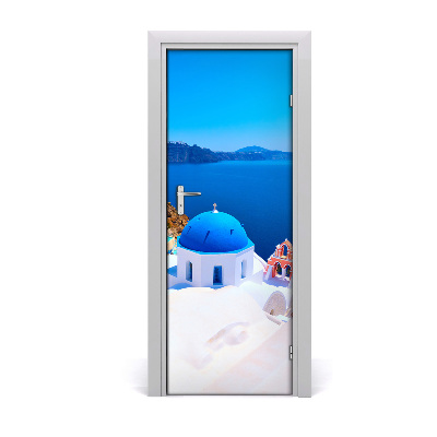 Dörrtapet Santorini Grekland