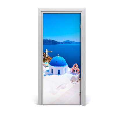 Dörrtapet Santorini Grekland