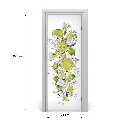 Dörrklistermärke Limefrukter