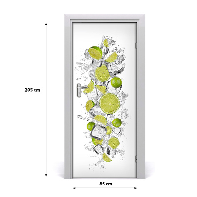 Dörrklistermärke Limefrukter