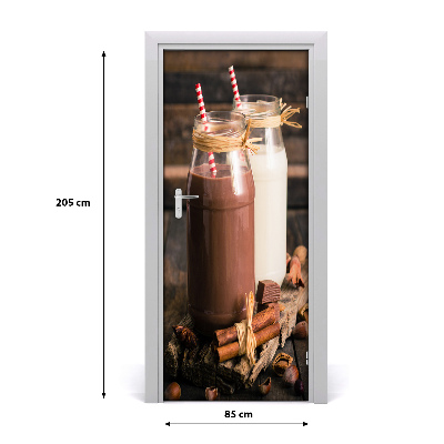 Fototapet dörr Milkshakes