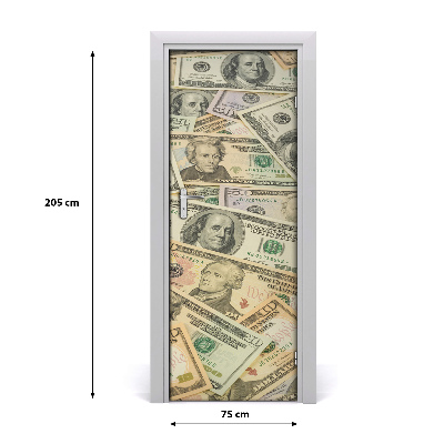 Dörrklistermärke Dollarsedlar