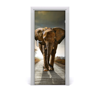 Dörrklistermärke Gånde elefant