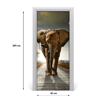 Dörrklistermärke Gånde elefant