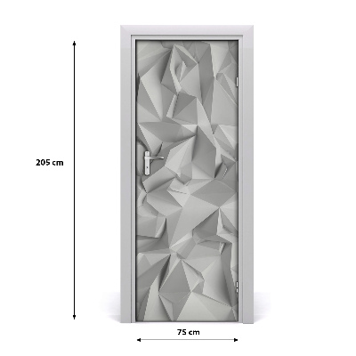 Dörrklistermärke 3D abstraktion