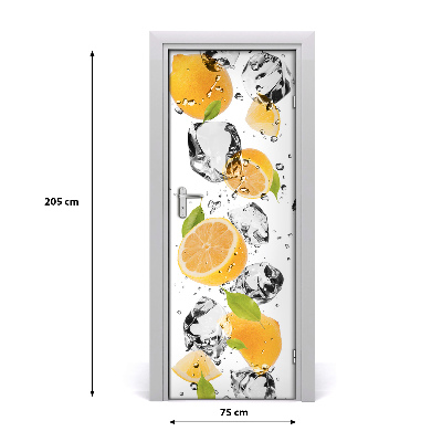 Dörrklistermärke Citroner och vatten