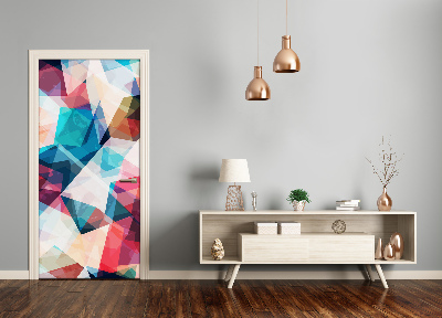 Fototapet på dörr Abstrakt mosaik