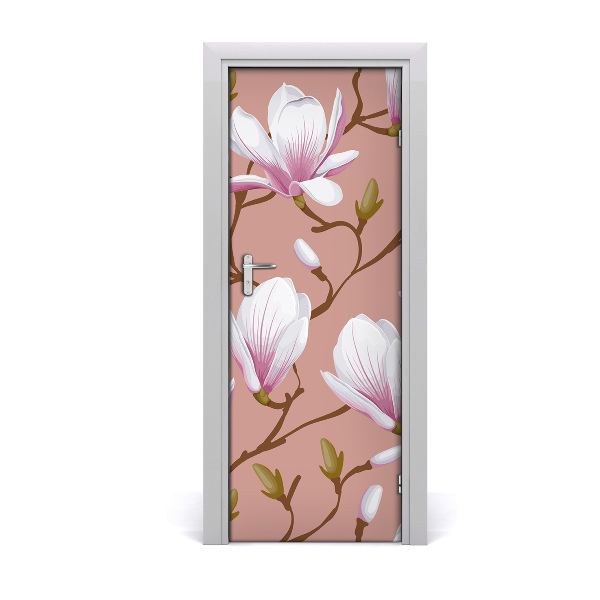 Självhäftande dörrklistermärke Magnolia
