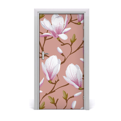 Självhäftande dörrklistermärke Magnolia