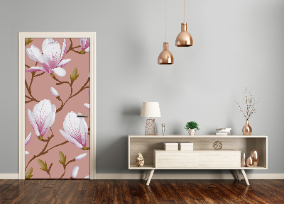 Självhäftande dörrklistermärke Magnolia