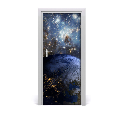 Fototapet dörr Planeten jorden
