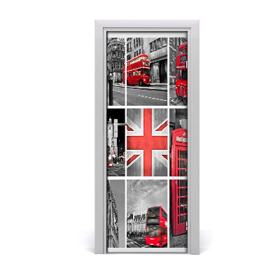 Dörrtapet London collage
