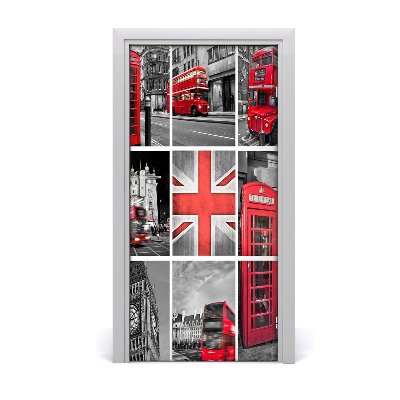 Dörrtapet London collage