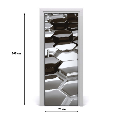 Dörrklistermärke 3D abstraktion