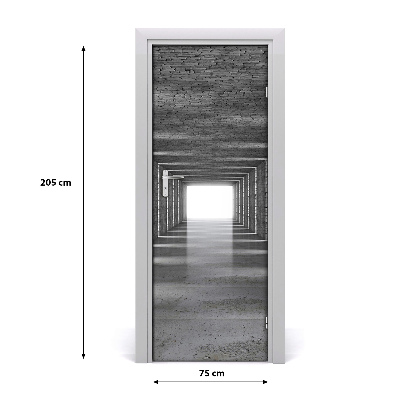 Fototapet dörr Tegeltunnel