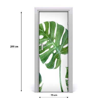 Dörrklistermärke Monstera