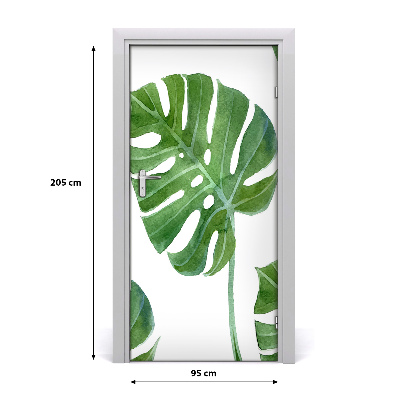 Dörrklistermärke Monstera