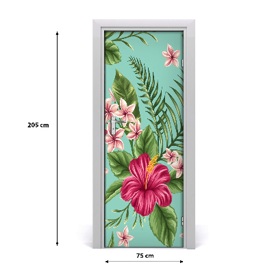 Dörrtapet Hawaiianska blommor